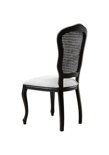 Louvre Country Hazeranlı Sandalye Siyah