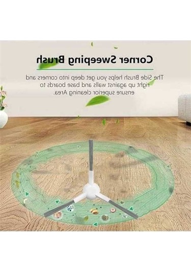 Pazly Ankatek Xiaomi Robot Vakum X20+/x20 Plus İç Aksesuar Seti, Fırça, Filtre, Paspas Bezi, Torba Yedek Parçalar