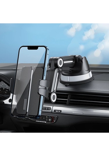 Honeybeeshop Güçlü Emişli Araç Telefon Tutucu - Ayarlanabilir Kol Ve Döner Taban Car Phone Holder