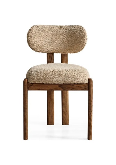 Efsun Yemek Odası Takımı Yemek Masası + 4 Adet Sandalye Kahverengi