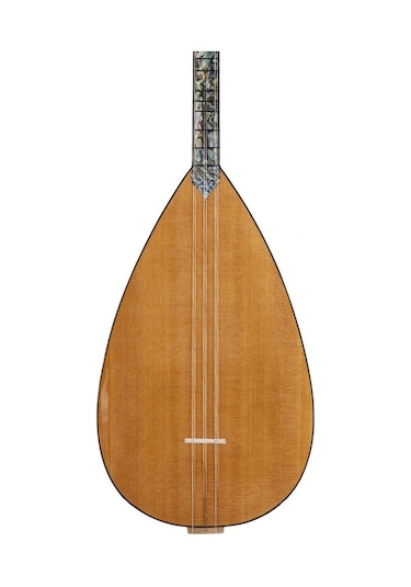 Saz-z-2-4 Saz-z-2-4 Ceviz-abalone Klavye Uzun Sap Bağlama