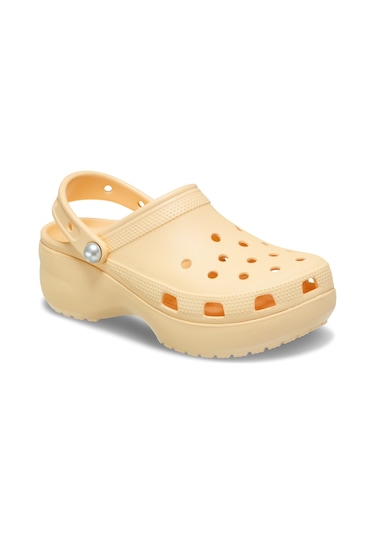 Classic Platform Pearl Clog Golden Hour Sarı