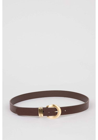 DeFacto Kadın Suni Deri Jean Kemeri D8292AXNSBN220