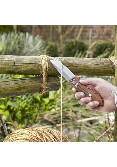 Kwb Avcı Kamp Bıçağı Kemer Klipsli 160mm 49021990 Kahverengi