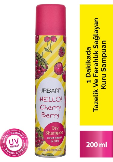 Urban Care Uv Filtre Hello Cherry Berry Kuru Şampuan 200 ML