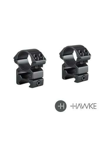 Hawke 22114 Dürbün Montajı 25.4mm Weaver Ray Yüksek Profil Siyah