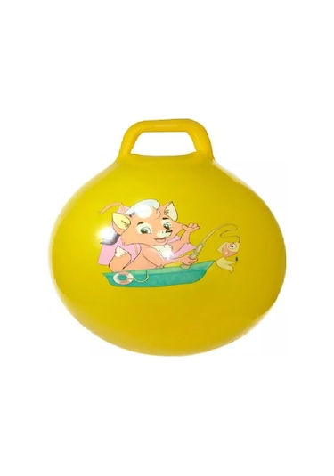 Zıp Zıp Top Çocuk Oyuncak Plates Topu Pilates Topu Yeşil