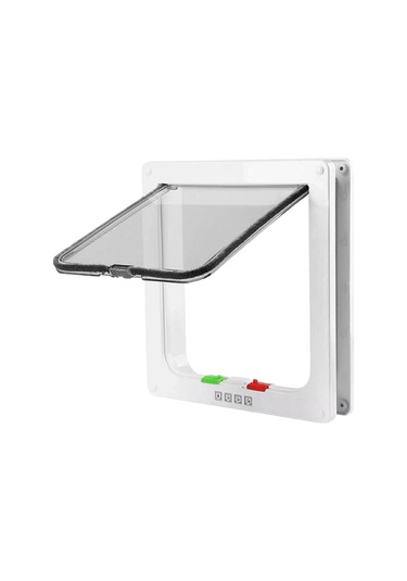 Suntek Kedi Kapısı 4 Yönlü Kilitli Evcil Hayvan Pencere Duvar