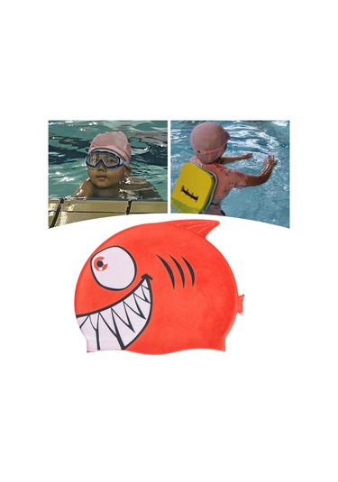 Suntek Köpekbalığı Şekilli Yüzme Boneleri Çocuklar Kısa Kırmızı