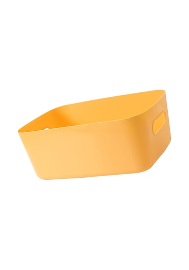 Suntek Masaüstü Depolama Sepeti Şifonyer Rafları Dolap Sarı