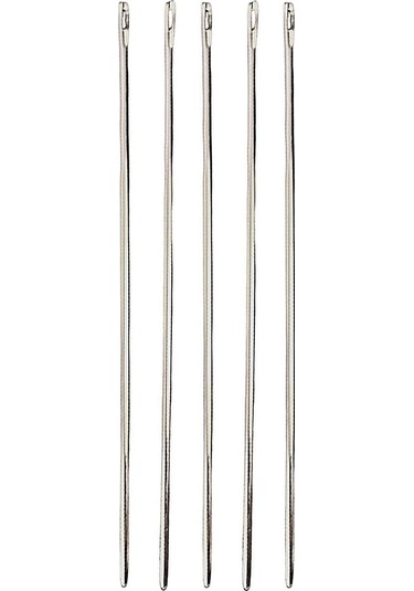 4 No 1,3 Mm 8 Cm 5 Adet Deri Hobi Saraç El Dikiş Iğnesi