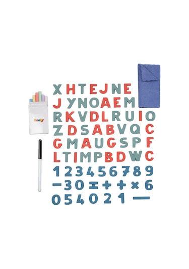 Smoby Ahşap Çift Taraflı Yazı Tahtası Çok Renkli