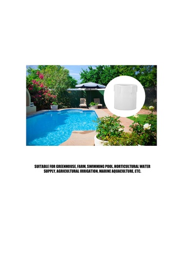 Lebihmurah 3839 Sera Çiftliği Tarımsal Sulama İçin Pvc Boru Bağlantı Borusu Bağlantı Havuzu Aksesuarları