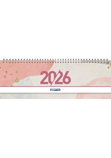 Gıpta 2026 Spiralli Masa Takvimi 12x33 Cm 504-btk
