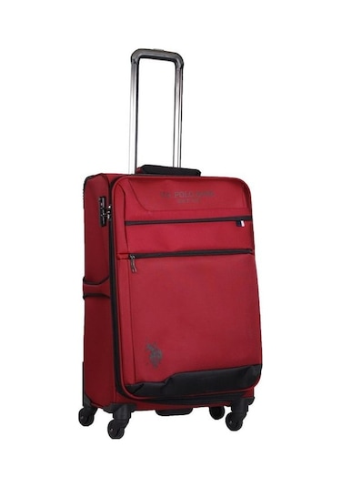 U.s. Polo Assn. Bordo Kumaş Unisex Orta Boy Valiz Plvlz9102b-o 001