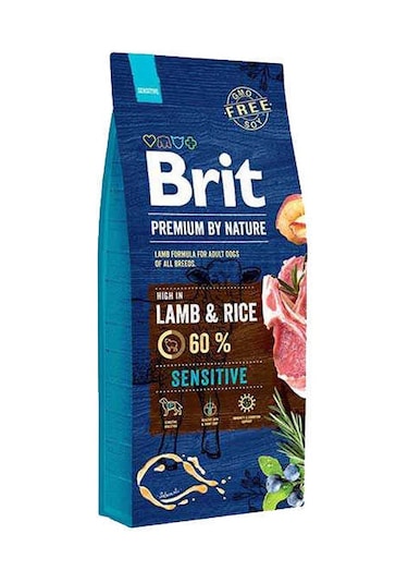 Brit Premium Sensitive Lamb Kuzu Etli Yetişkin Köpek Maması 15 KG