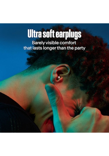Partyplug Pro Kulak Tıkacı, 21 Db Hi-fi Koruma Şeffaf Renk
