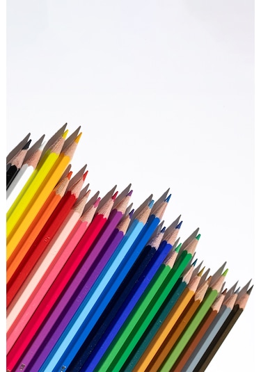 Faber-Castell Karton Kutu Boya Kalemi, 24 Renk, Yumuşak ve Canlı Renkler, Kolay Açılır