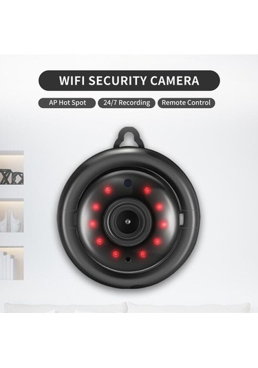 Novahub V380 Wifi Ev Güvenlik Kamerası: 1080p, Gece Görüş, Kanca Tasarımı, Mikro Sd Kayıt, Manuel Odak