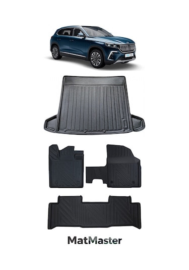 Togg T10x 2025 Model 5d Premium Ekstra Havuzlu Paspas Ve Bagaj Havuzu Set