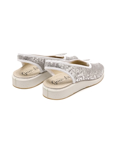 Sandalet Kadın 983 Green Life Stretch Women's Footwear Silver Silver