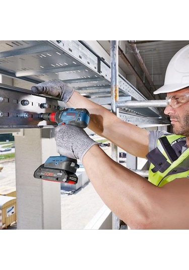 Bosch Professional GSR 18V-50 2x 2.0 Ah Delme/Vidalama Makinesi + 43 Parça Set + Çanta - 06019H5004 Bosch Professional GSR 18V-50 2x 2.0 Ah Delme/Vidalama Makinesi + 43 Parça Set + Çanta - 06019H5004