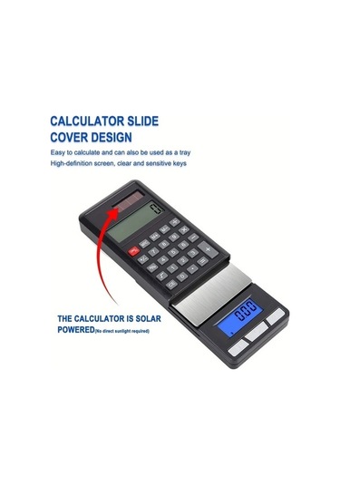 Fastbuy Wangxi Siyah 200g Fodwet Yüksek Hassasiyetli 0.01g Tartı Takı Ölçer Hesap Makinesi Tare Fonksiyonu Siyah