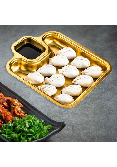 Suntek Kızartma Tavası Bakeware Bölmesi Sarımsak Altın