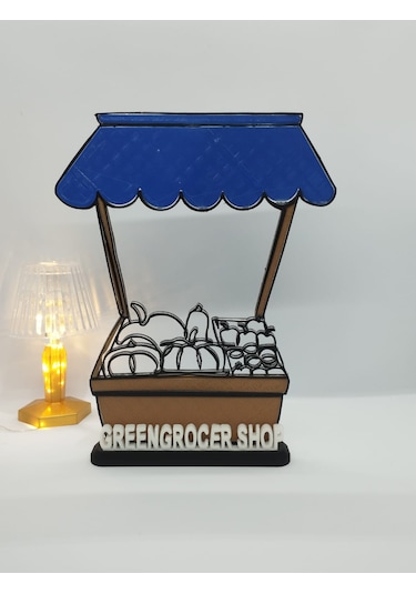 Manav Dükkanı Dekoru Meyve Ve Sebze Pazarları, Bakkallar Ve