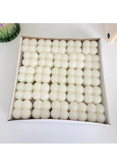 Bubble Mum Düğün Nişan Hediyelik Mumlar 25 Adet