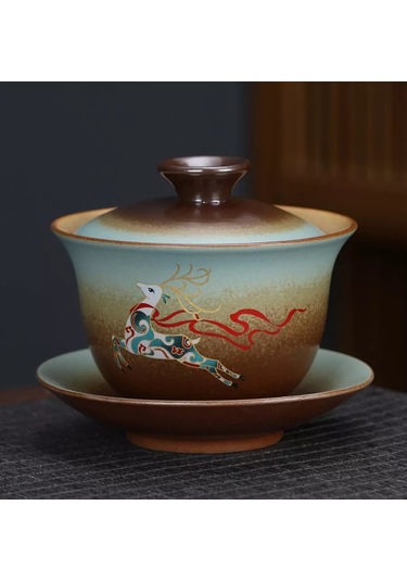 Peace Tea Çay Demliği Gaiwan 231842644 Kahverengi