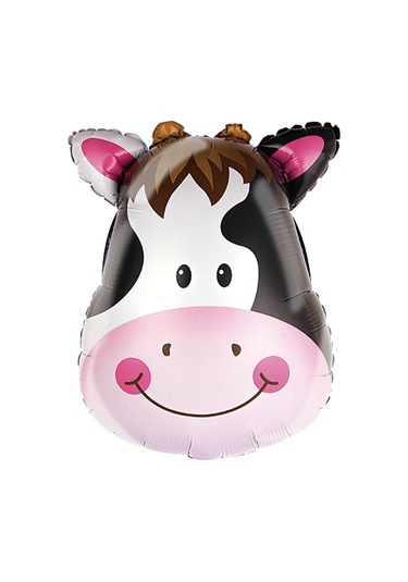 Sevimli Hayvanlar Inek Folyo Balon 45 CM