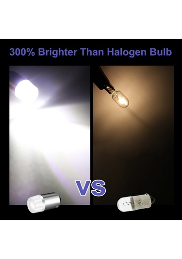 2pcs Ba9s T4w Led Ampulü T2w T3w H5w Araba Ampulü 2 Led 2835 Smd 12913 12910 Crystal Blue 1 Piece Set