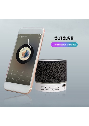 Padalink Mini Bluetooth Hoparlör, 7 Renkli Işık Efekti, Taşınabilir, Tf Kart Desteği, 3w Ses Gücü, Dışarıda Müzik Dinlemek İçin