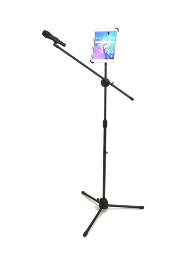 Tablet Tutuculu 360 Profesyonel Metal Mikrofon Stand 140cm Fc1077