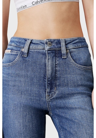 Calvin Klein Bayan Kot Pantolon J20j224522 1a4 Mavi Mavi Calvin Klein Bayan Kot Pantolon J20j224522 1a4 Mavi Mavi