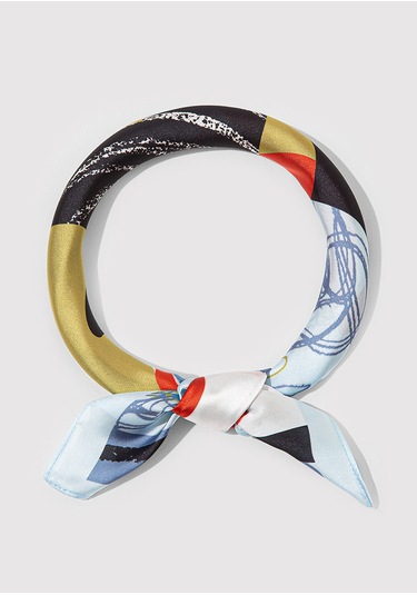 Mavi - Baskılı Bandana 1913769-22189 Mavi