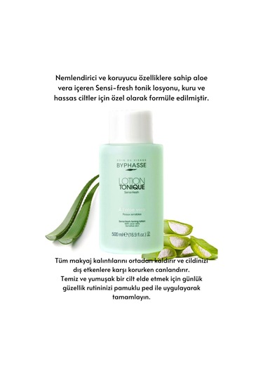 Byphasse Kuru ve Hassas Ciltler için Yatıştırıcı Tonik 500 ML