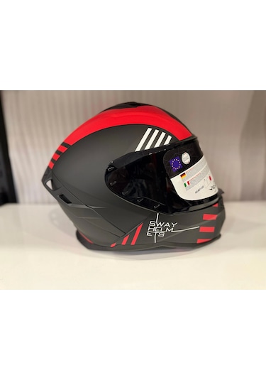 Sway Sw 867 Blade Full Face Kapalı Kask Kırmızı - Siyah