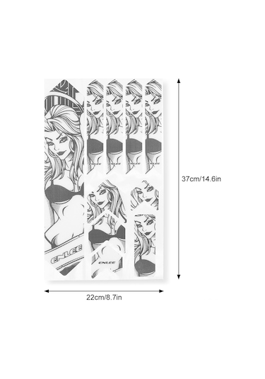 Yuntech01 Jant Korumalı Bisiklet Sticker - Yolluk Dağ Bisikleti İçin, Çizik Ve Yağmur Koruyucu, Pvc Malzeme, Kalan Yapmaz, Kolay Uygulama