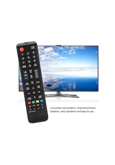 Konesam Samsung Tv Kumandası 2 Adet - Bn59-01303a Uyumlu, Abs Malzeme, Kolay Kullanım, Uzun Mesafe, Aileler İçin Uygun Pil Yok