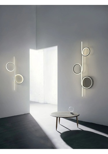 Santa Ana / Aplik / 80 Cm / 3 Renk Işık / Antrasit Gövde Antrasit