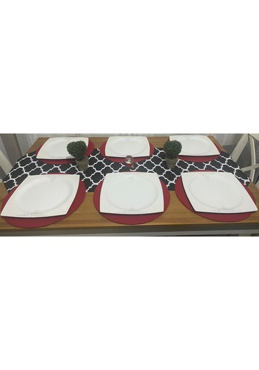 Siyah Klasik Desenli Amerikan Servis Runner Supla Takımı