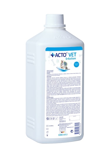 Acto Vet Solution Evcil Hayvanlar İçin Yara Solüsyonu 1 L