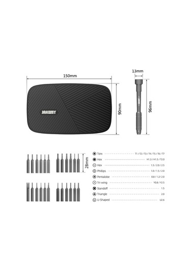 Dancemonkey 26-ın-1 Ev Tornavida Seti, Mini Hafif Tornavida
