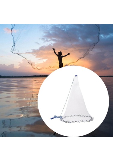 Suntek Balık Ağı Ağır El Atma Net Tatlı Su Çapraz-çap-240cm