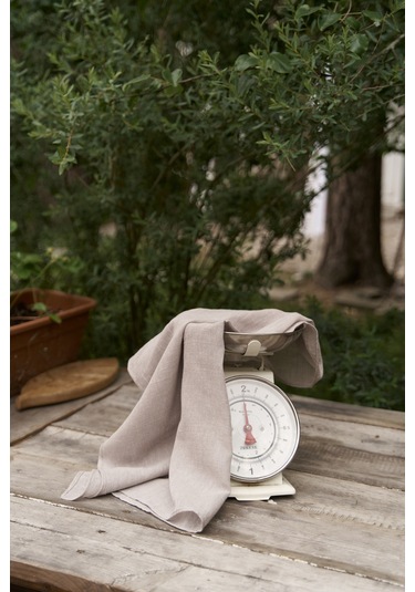 Violet Vizon Keten Fular Vizon