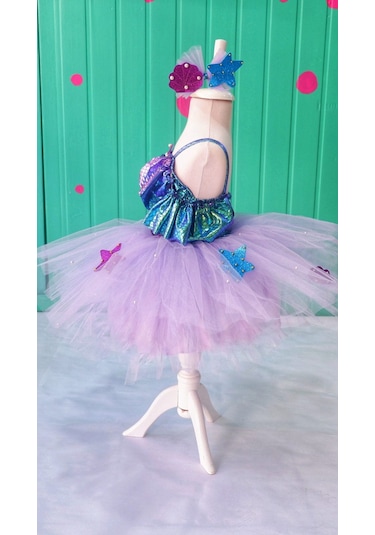 Pano Kids Deniz Kızı Kostümü Çok Renkli