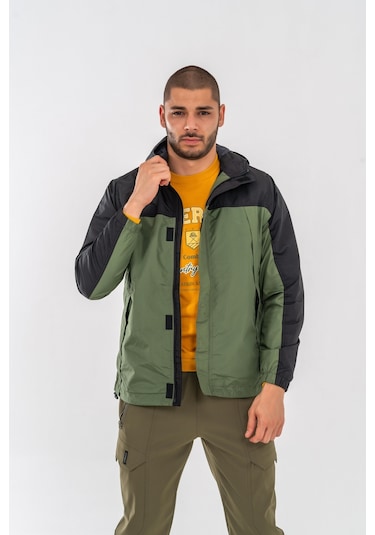 Combat Tactical Rüzgar Ceketi Haki - Siyah