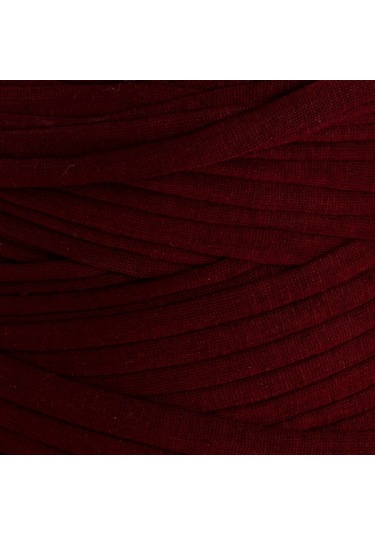 Büro Ev Ofis Hobi Dikiş Atölyesi İçin Hoş Bordo Penye Kumaş El Örgü İpi